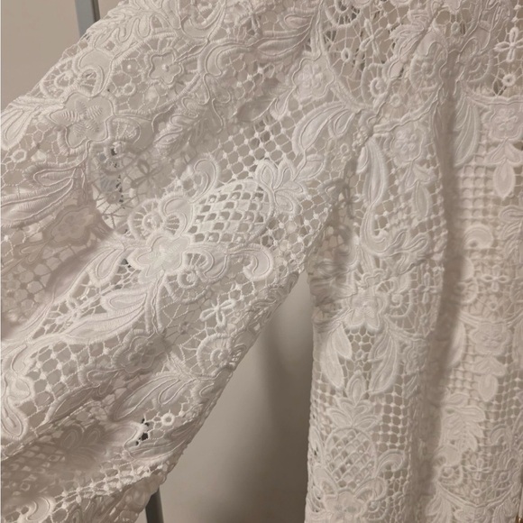 Zimmermann White Lace Coco Midi Dress - Picture 9 of 12
